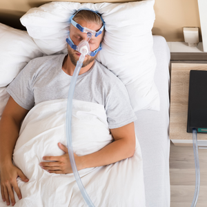 Sleep Apnea Patient Sleeping
